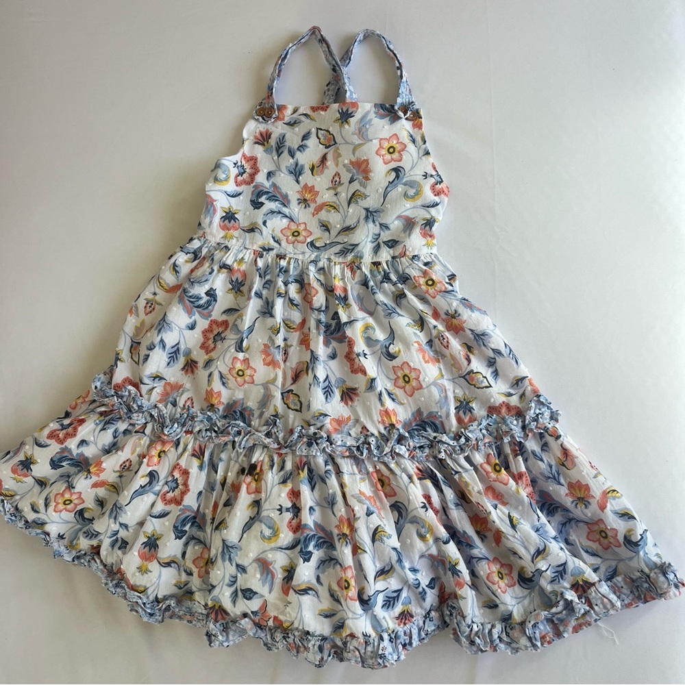Floral Cross Back Dress